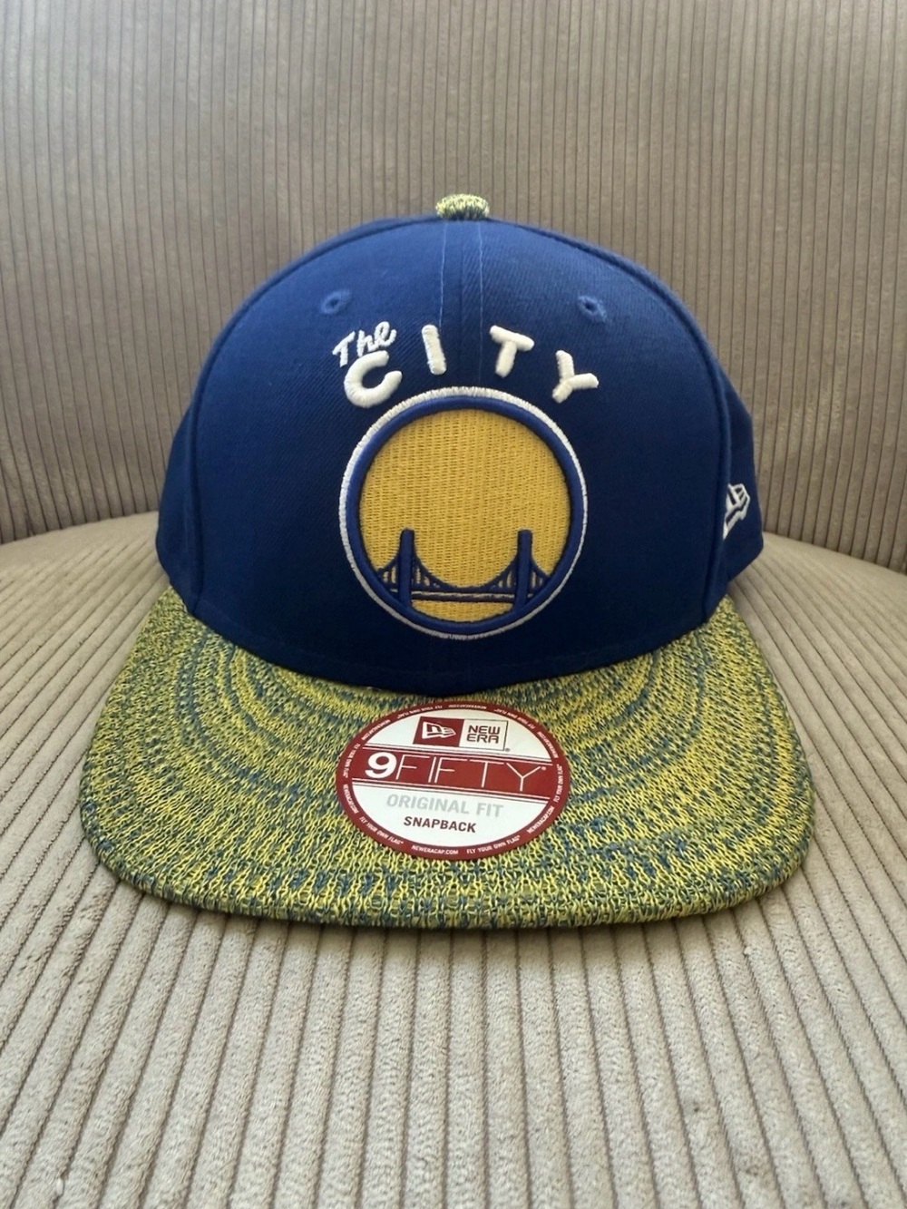 New Era 9Fifty Original Fit Snapback "The City" NBA Hat Hardwood Exclusive GSW